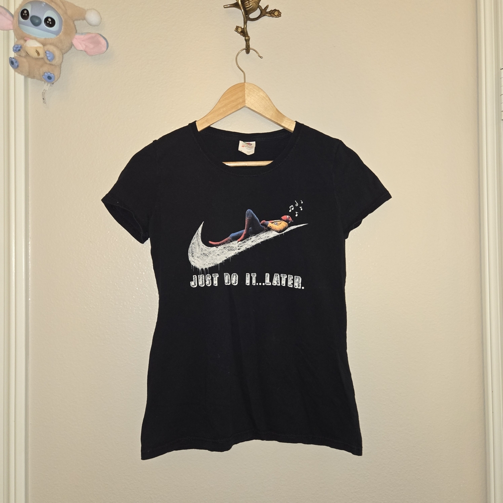 Fruit of the Loom Black Kids Tee with Fun Graphic